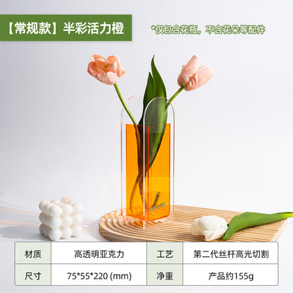 A acrylic vase ornament