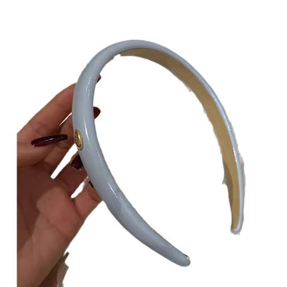 A retro gold label colored headband women's high sense exquisite versatile high cranial top face wash headdress