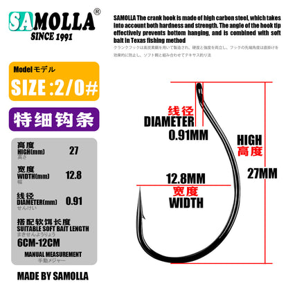 A Reverse Fishing Hook – Reinforced & Fine Hooks