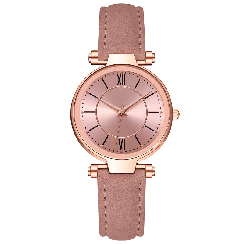 A Amazon wish new belt watch, women colorful face sun pattern quartz watch Women Watches - Mixbatch
