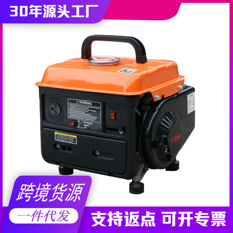 Portable small generator 700W3KW5KW6KW220V outdoor camping small portable gasoline generator set