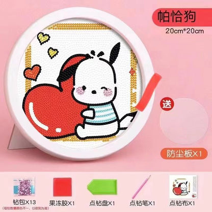 A diamond sticker paste point diamond painting toy little girl handmade children DIY - Mixbatch