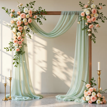 A outdoor curtain decoration