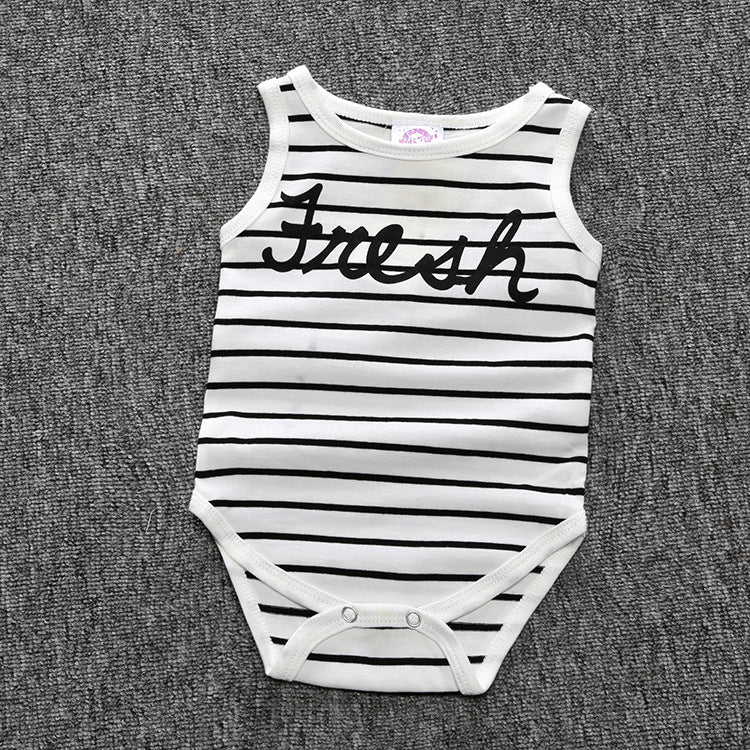 A collection of INS foreign trade children's clothing, men's and women's baby jumpsuit, one piece long sleeved shirt, baby cartoon printed jumpsuit - Mixbatch