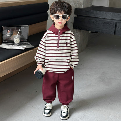 A children's sweater set