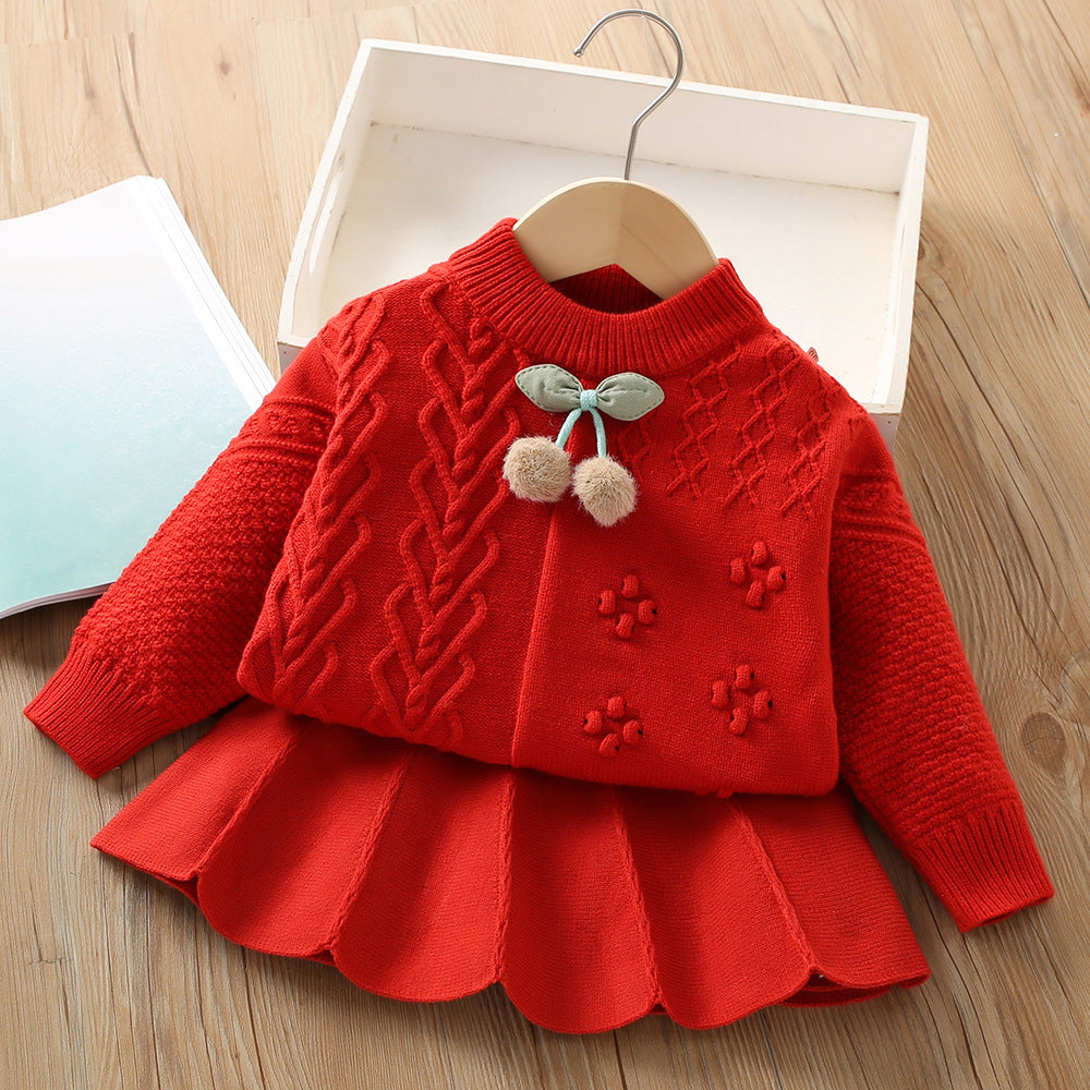A girls sweater set