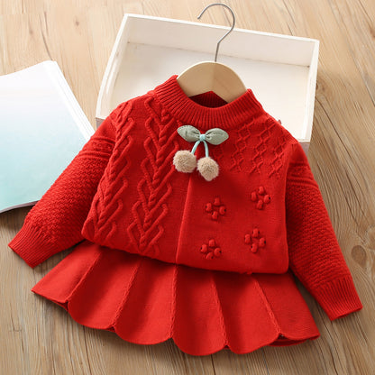 A girls sweater set