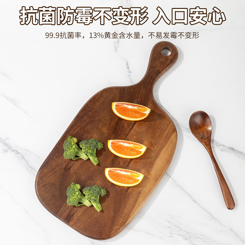 A Acacia wooden tray cutting board cutting board pizza steak creative fruit wooden breadboard kitchen