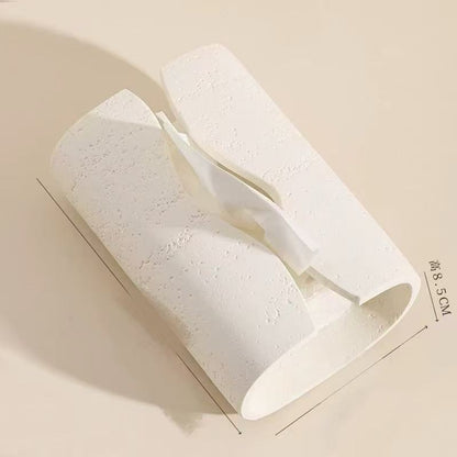 A resin tissue box