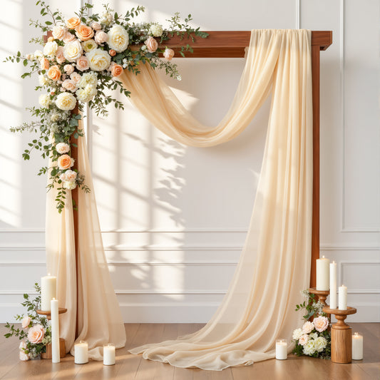 A outdoor curtain decoration