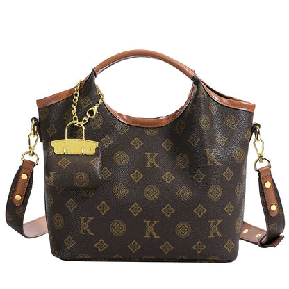 A high-end fashion portable vegetable basket bag woman