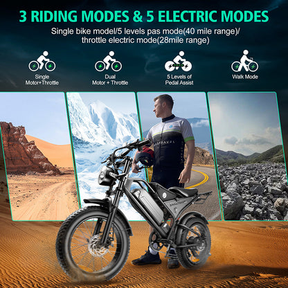 20 inch 48V electric bicycle motorcycle