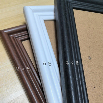 A shell specimen DIY handmade three-dimensional photo frame natural conch mounted display table hanging wall wooden decorative picture frame