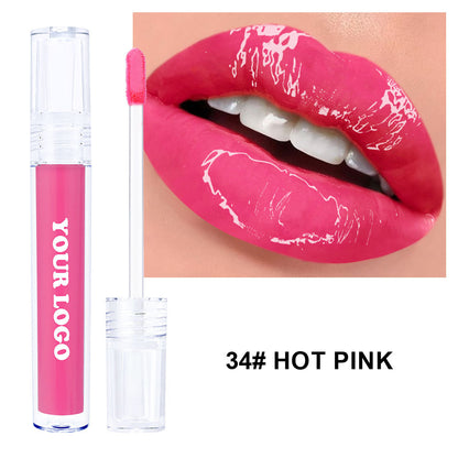 A mirror water gloss lip gloss lip glaze —— Customizable logo MOQ 100 pieces