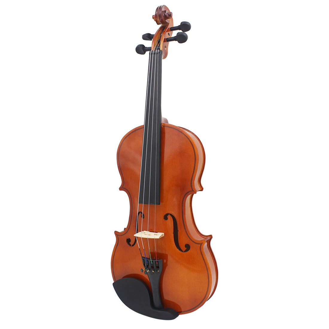 A Natural light universal violin Solid wood violin Student Children Beginner Adult playing violin 4/4-1/8