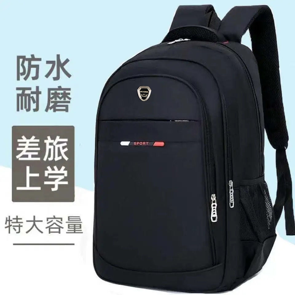 A  School High School Student School Bag Reinforced Durable Outdoor Travel Computer Backpack