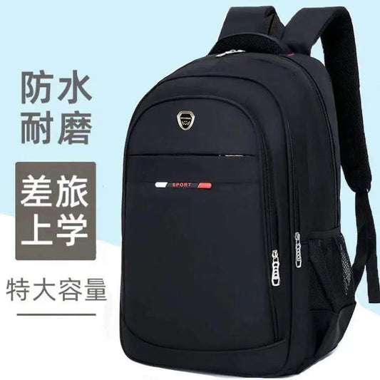 A  School High School Student School Bag Reinforced Durable Outdoor Travel Computer Backpack