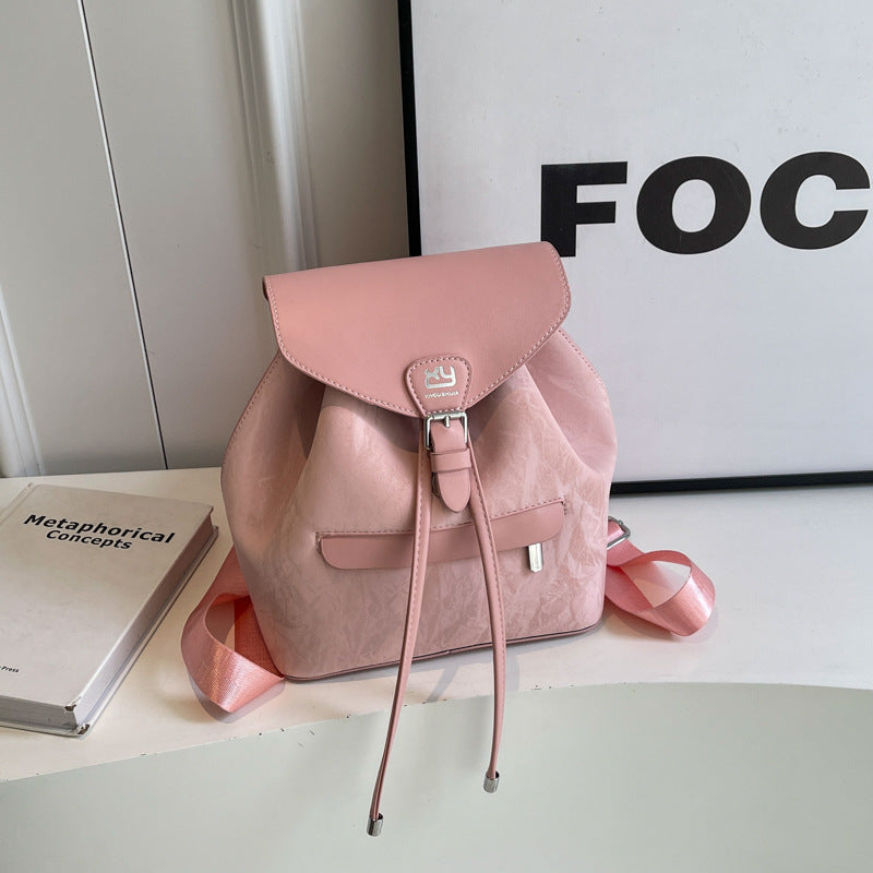 A summer new simple fashion casual travel bag large capacity women's backpack personalized foreign style backpack - Mixbatch