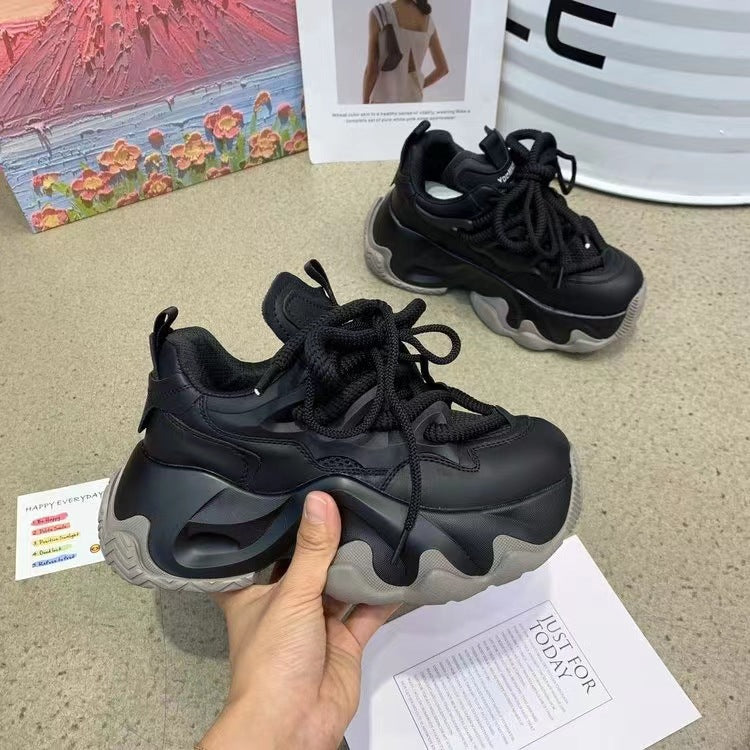 A women's platform sneakers