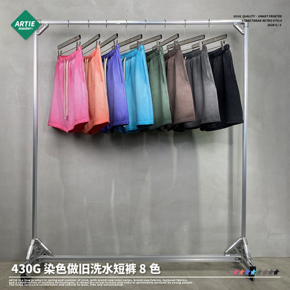 A gradient shorts in summer