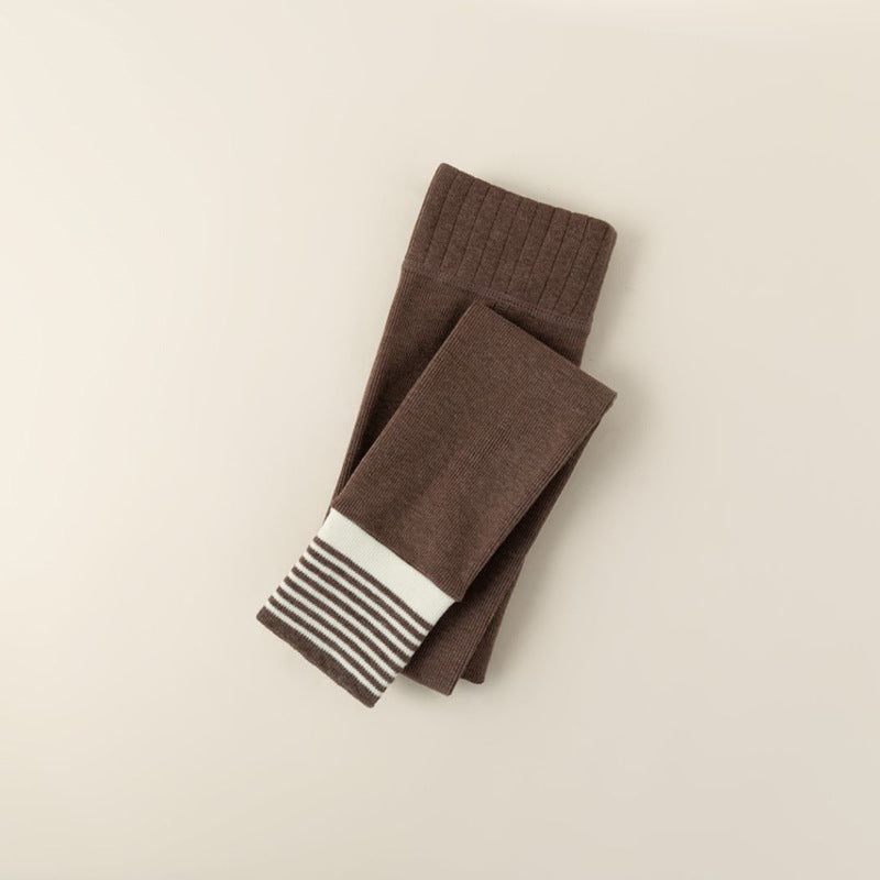 A children's winter fleece leggings