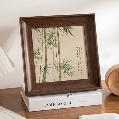 A retro square photo frame table square a4 inch American photo frame sketch calligraphy wall picture frame