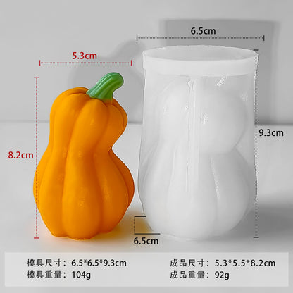 A Pumpkin ornament silicone mold