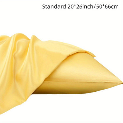 A solid color pillowcase