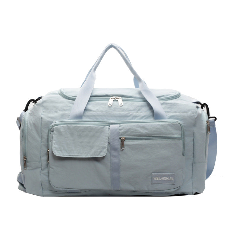 A foldable portable shoulder large capacity bag