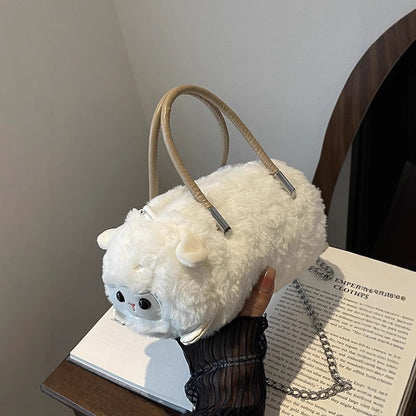 A plush panda messenger bag bag cute kapibara chain fashion handbag girl shoulder doll bag