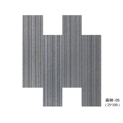 A Office  Building Meeting Room Fire Resistant Dirt Resistant Flame Retardant Environmental Protection Grey Striped Square Splicing B1 Fire Carpet