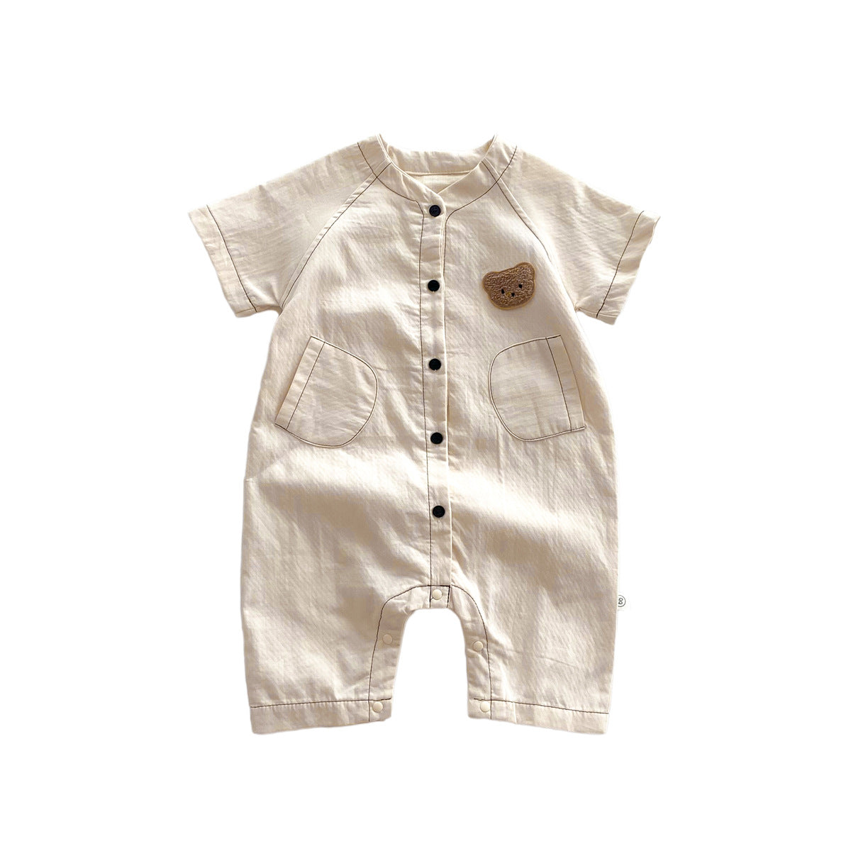 A children's clothing spot baby one-piece ins Korean version of the newborn boy baby cotton bag fart one-piece clothes out of summer - Mixbatch