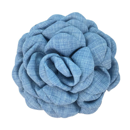 A Caro9cm Internet celebrity with the same baked edge hair grab flower 12cm Lolis burnt edge flower with brooch hairpin pin