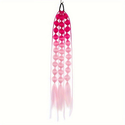 A [Children's New Products] Girls twist ponytail lantern bubbles, stage drama New Chinese ponytail Internet celebrity braids - Mixbatch