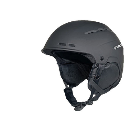 A ski helmet goggles