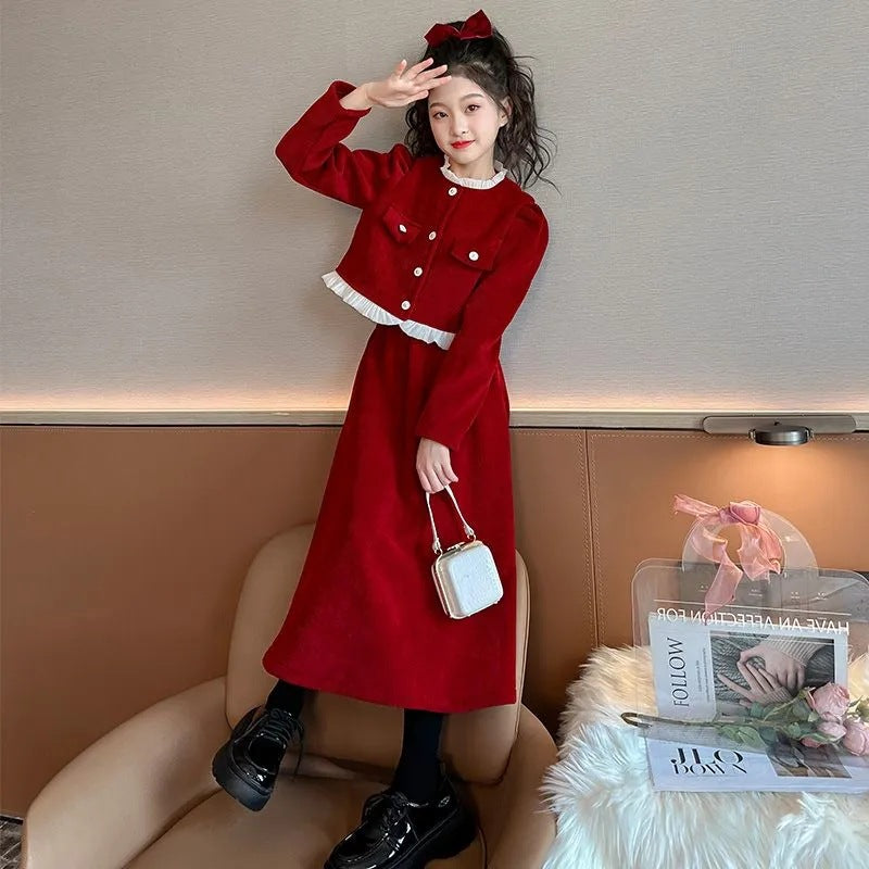 A two-piece set for children and adolescents