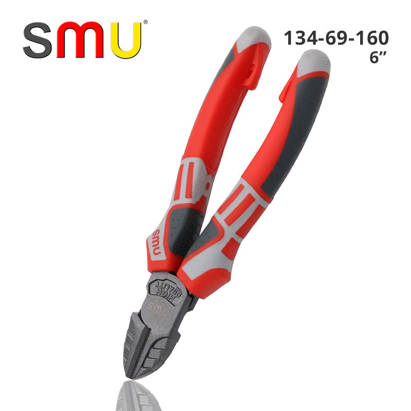 A SMU original diagonal mouth pliers 6 inch 7 inch 8 inch Seiko quality industrial grade diagonal mouth pliers cutting steel wire electrician