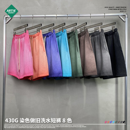 A gradient shorts in summer