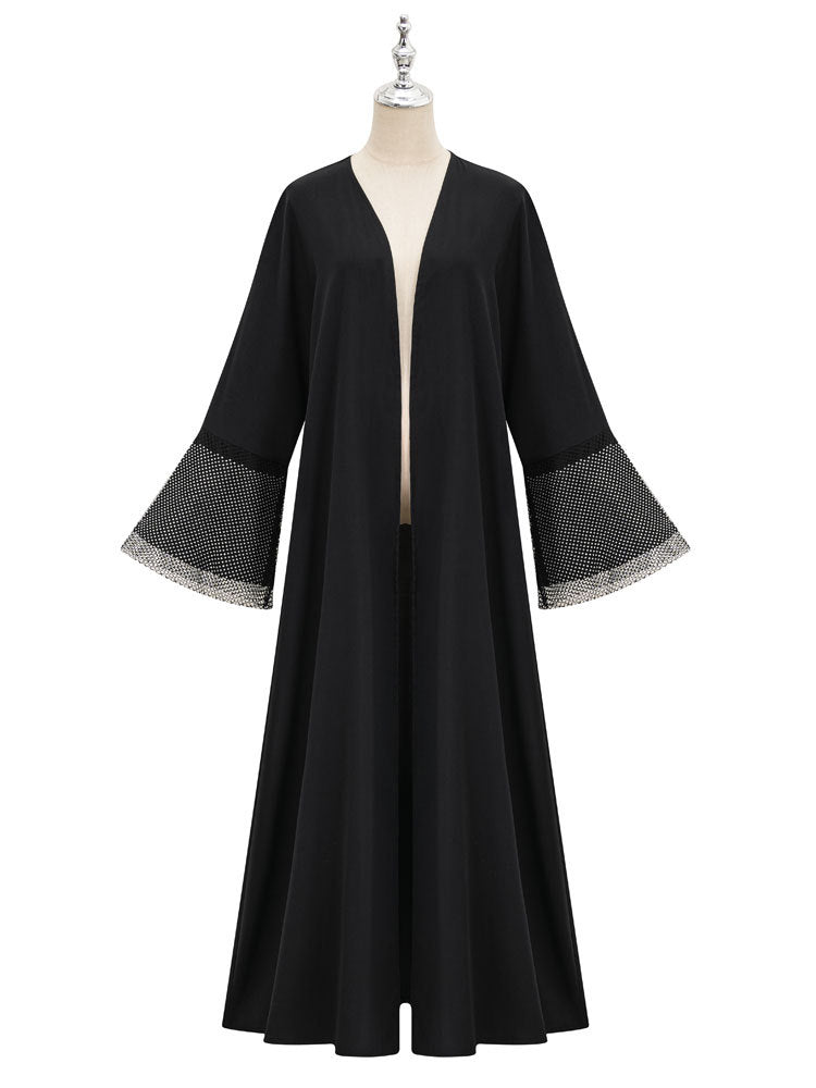 New Middle Eastern Muslim Dubai Clothing Fashion Elegant Cardigan Dress Robe - Mixbatch