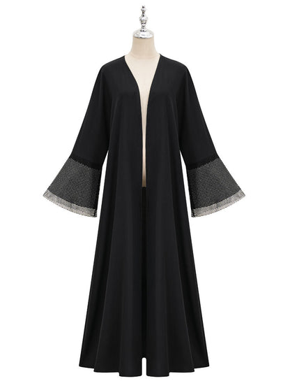 New Middle Eastern Muslim Dubai Clothing Fashion Elegant Cardigan Dress Robe - Mixbatch