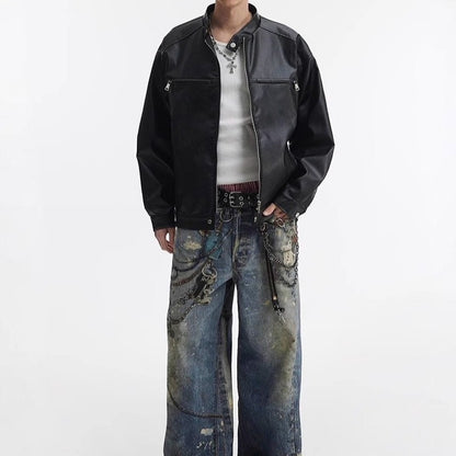 A leather jacket