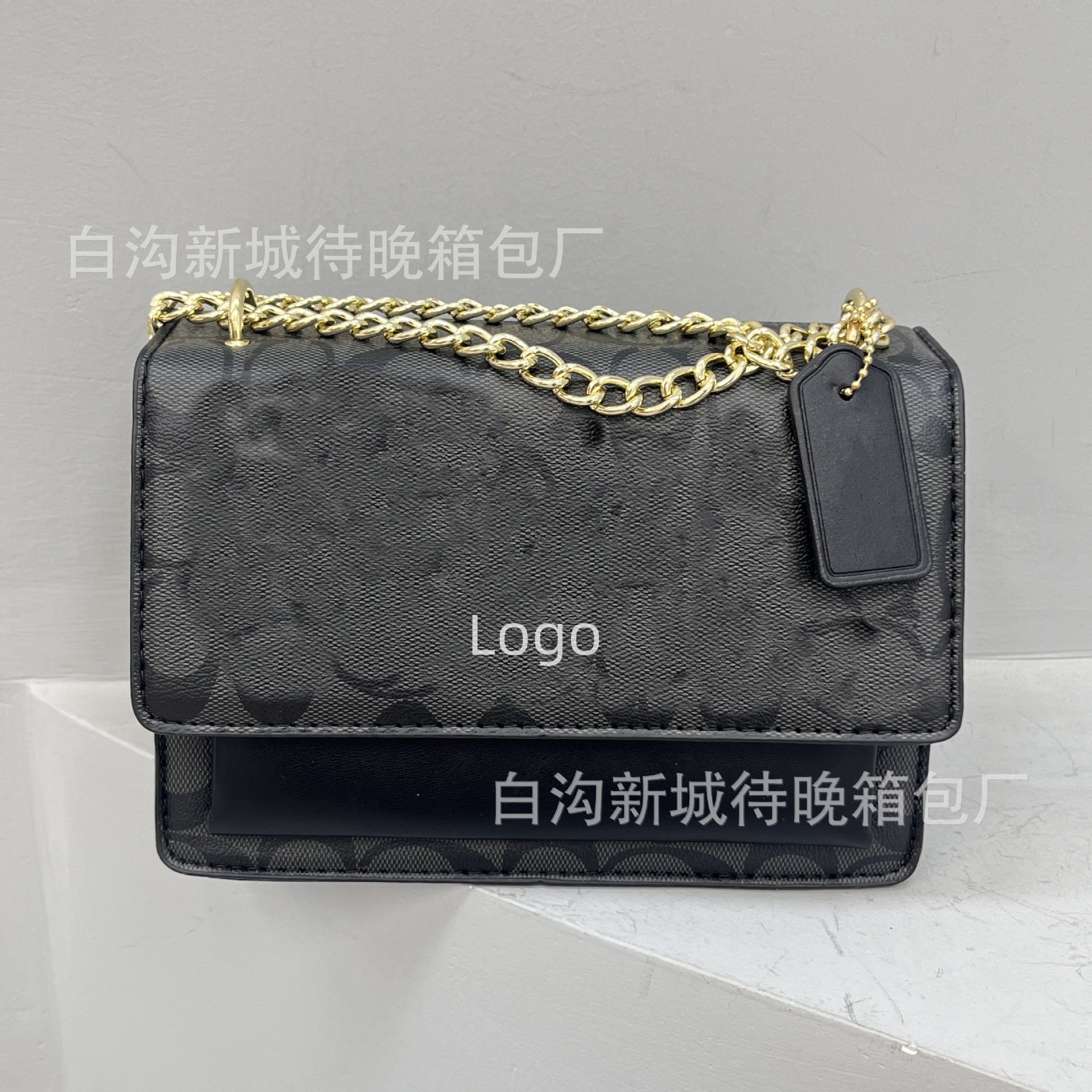 A cross-border bags chain old flower versatile new women's bags simple trend line foreign trade shoulder crossbody armpit women's bags - Mixbatch