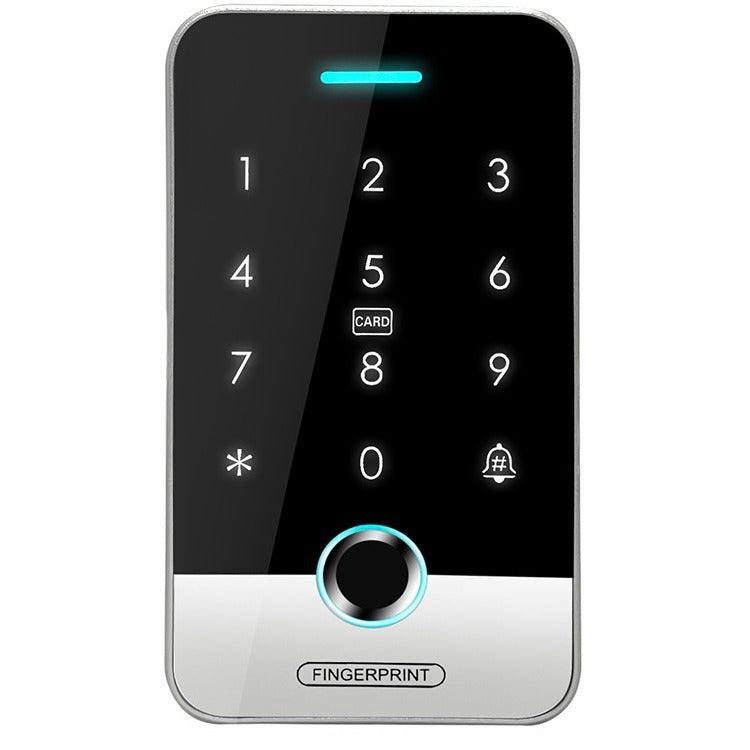 A tuya smart life smart APP waterproof fingerprint access control system integrated machine magnetic lock electric interpolation lock swipe card password glass door