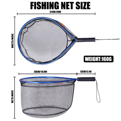 A Fishing Net with Sturdy Aluminum Alloy Frame – Easy to Use