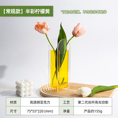 A acrylic vase ornament