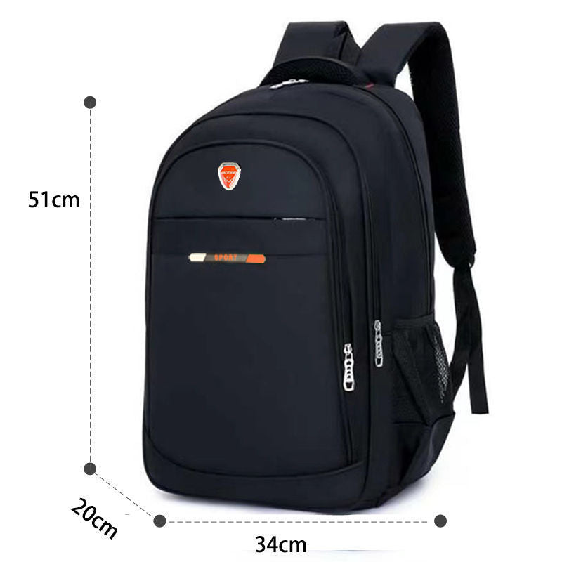 A  School High School Student School Bag Reinforced Durable Outdoor Travel Computer Backpack