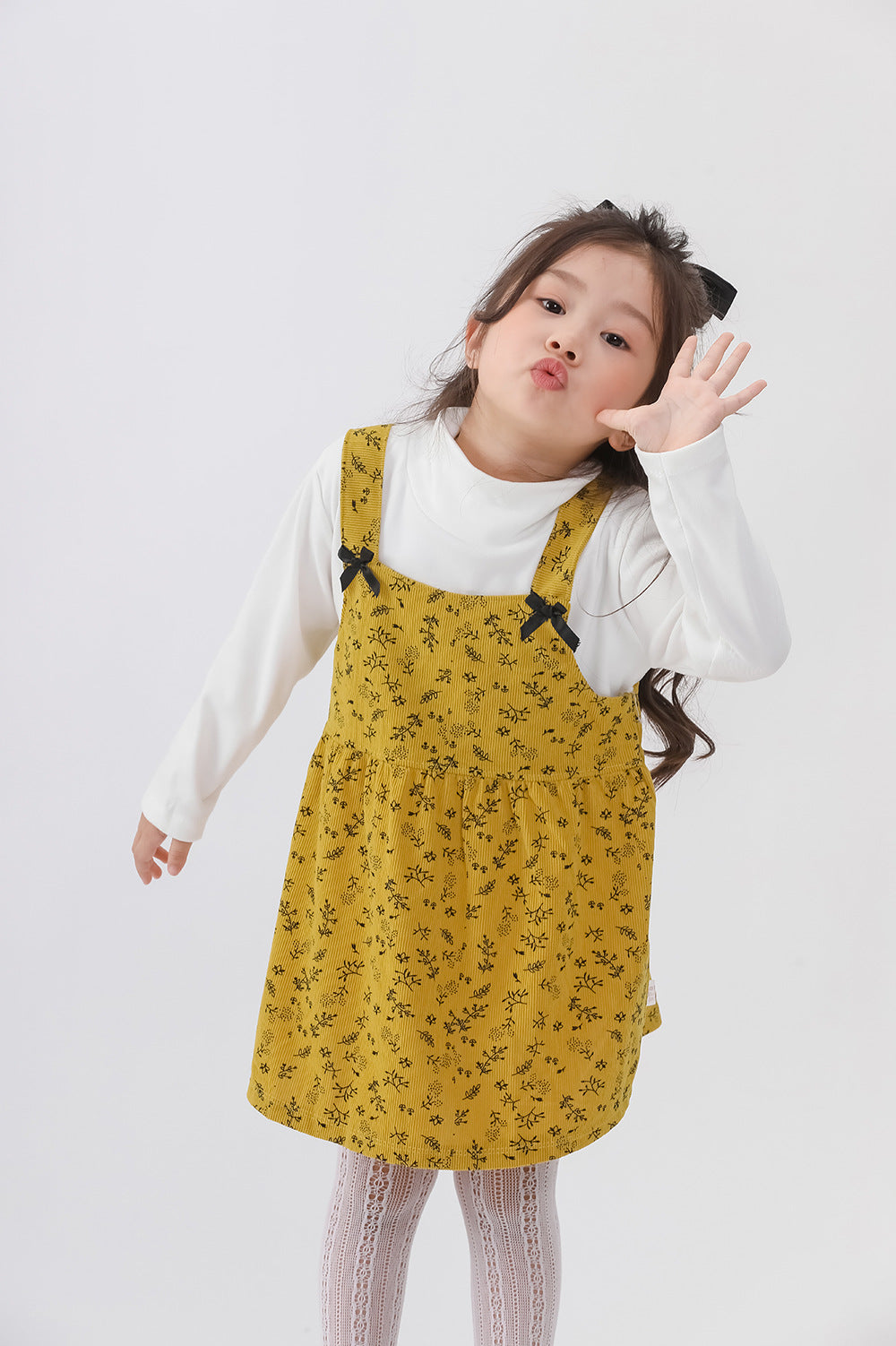 A] Children's spring dress casual princess style