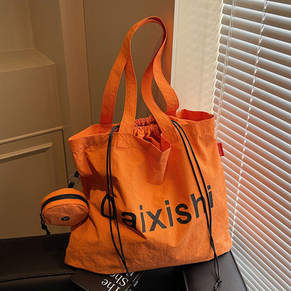 A New product wholesale casual lightweight large-capacity tote cloth bag - Mixbatch