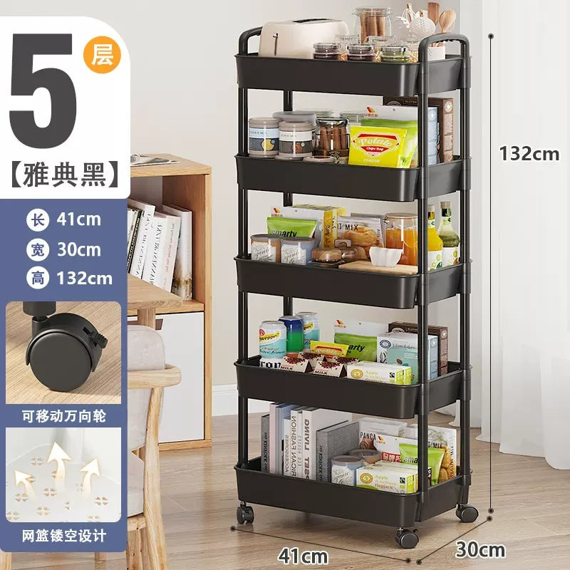 P trolley rack storage