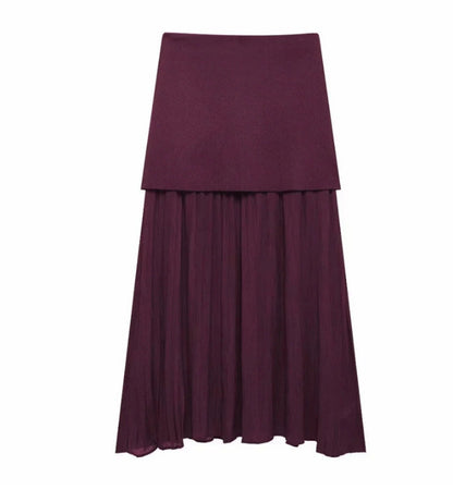 A vest vest skirt set